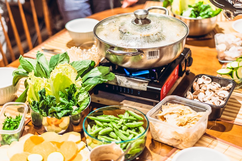 Homemade hot pot