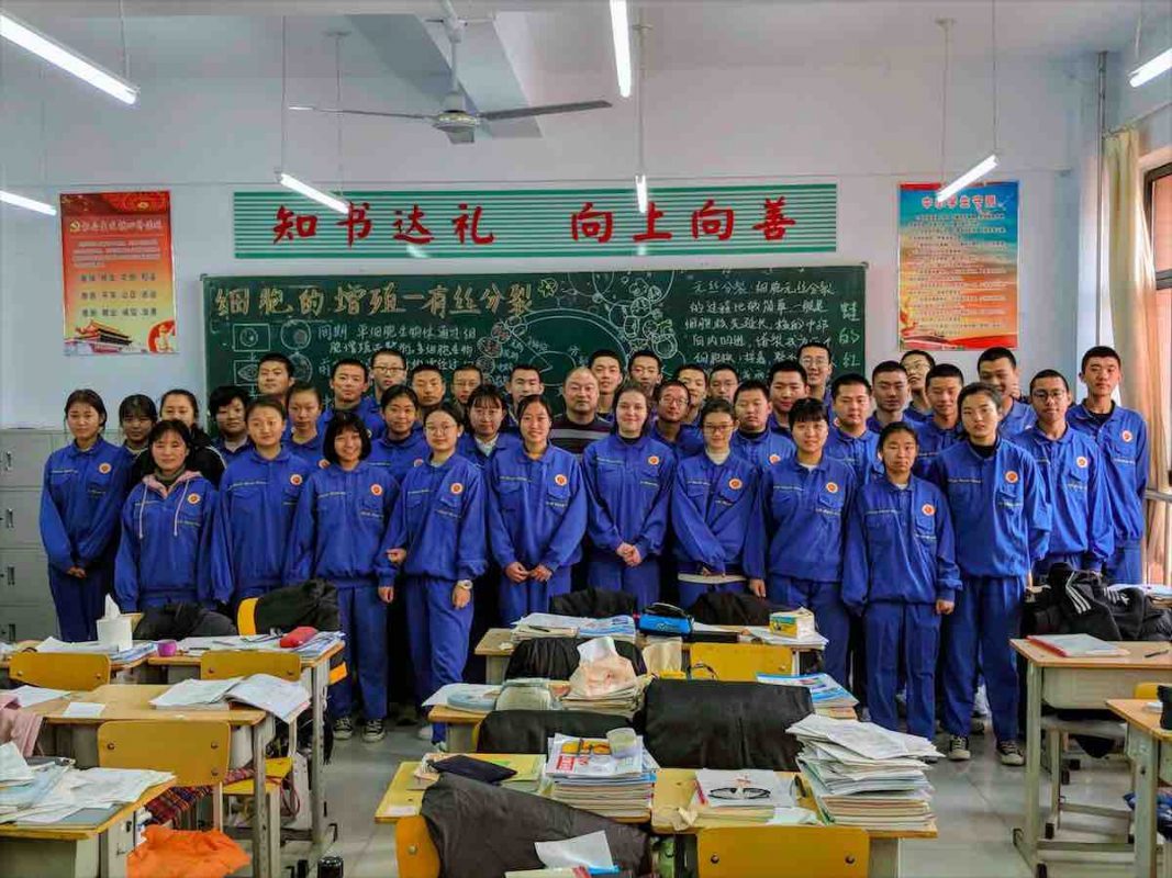 High School in China - Class time